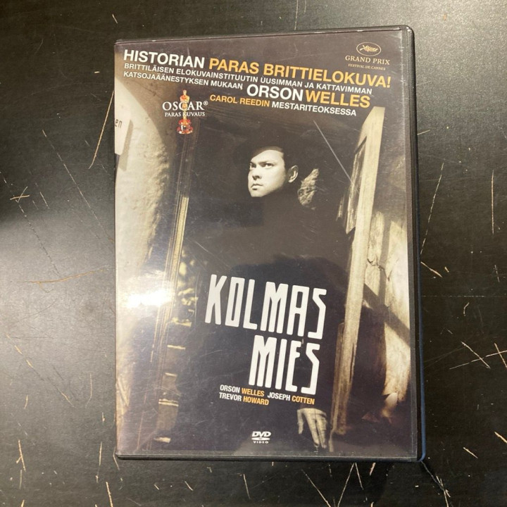 Kolmas mies DVD (VG+/VG+) -jännitys-